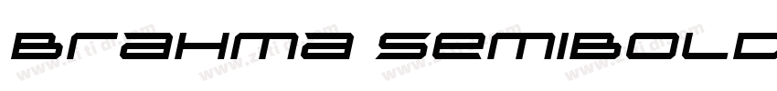 Brahma SemiBold字体转换